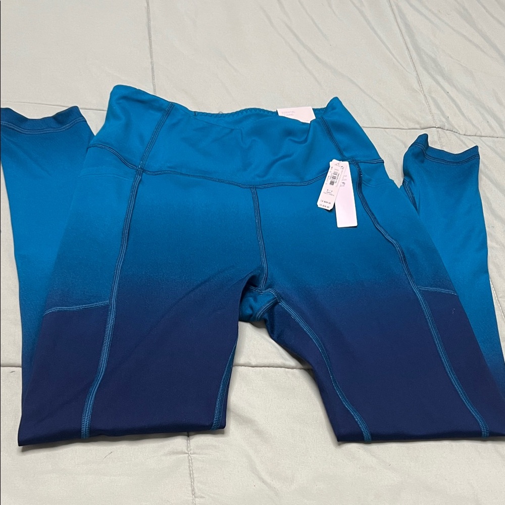 Victoria's Secret Teal and Navy Leggings